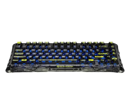 Klawiatura bezprzewodowa Gravastar K1 Lite Transparent Black